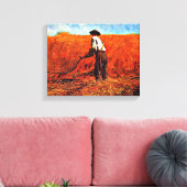 Winslow Homer - De veteraan in een nieuw veld Canvas Afdruk (Insitu (Woonkamer))