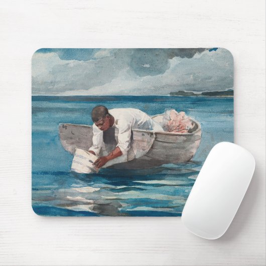 Winslow Homer - de waterventilator Muismat (Met muis)