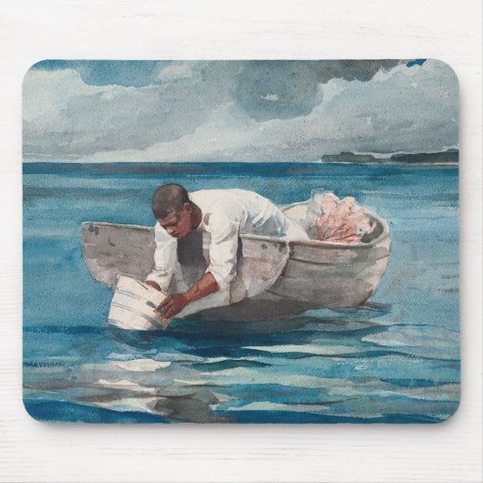 Winslow Homer - de waterventilator Muismat (Voorkant)
