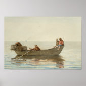 Winslow Homer - Drie jongens in een verhaal Poster (Voorkant)