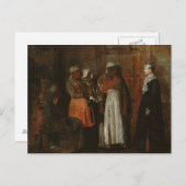 Winslow Homer - Een bezoek van de oude mistress Briefkaart (Voorkant / Achterkant)