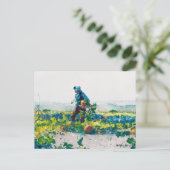 Winslow Homer - Farmer's Boy, fijne kunst, Briefkaart (Staand voorkant)