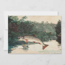 Winslow Homer Fisherman's Birthday Kaart