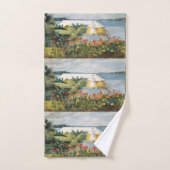 Winslow Homer Flower Garden en Bungalow Bermuda Bad Handdoek (Handdoek)