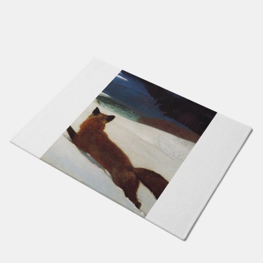 Winslow Homer Fox Hunt 1893 Deurmat (Schuin)