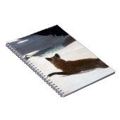 WINSLOW HOMER: FOX HUNT, 1893 NOTITIEBOEK (Rechterzijde)