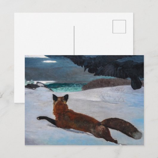  Winslow Homer Fox Hunt Briefkaart (Voorkant / Achterkant)