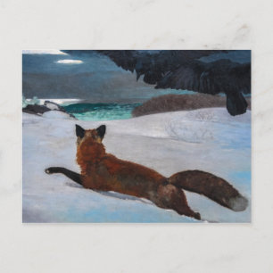  Winslow Homer Fox Hunt Briefkaart