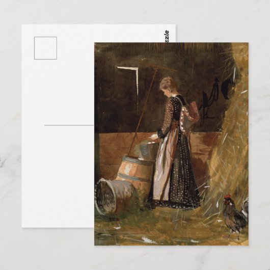 winslow Homer Fresh Eggs Briefkaart (Voorkant / Achterkant)