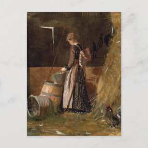 winslow Homer Fresh Eggs Briefkaart