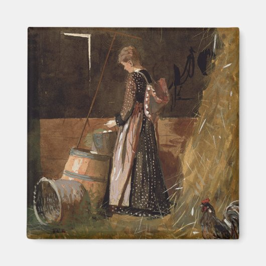 winslow Homer Fresh Eggs Magneet (Voorkant)