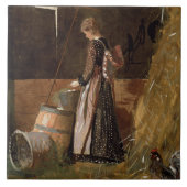 winslow Homer Fresh Eggs Tegeltje (Voorkant)