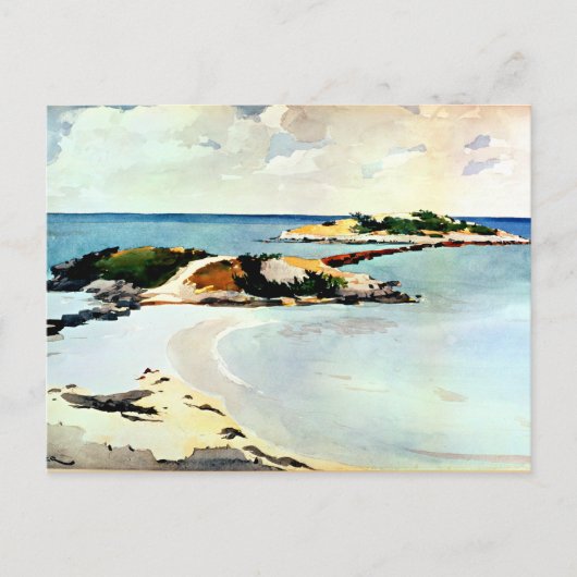 Winslow Homer - Gallows Island Briefkaart (Voorkant)