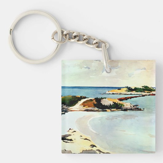 Winslow Homer - Gallows Island Sleutelhanger (Voorkant)