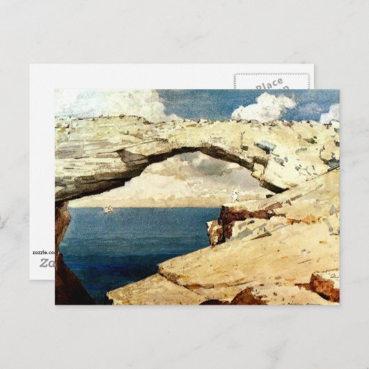 Winslow Homer - Glass Windows Briefkaart (Voorkant / Achterkant)