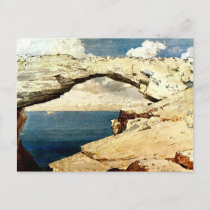 Winslow Homer - Glass Windows Briefkaart