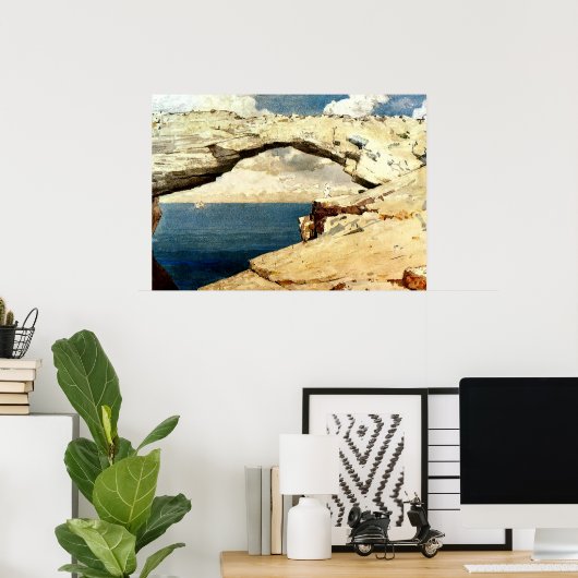 Winslow Homer - Glass Windows Poster (Thuiskantoor)