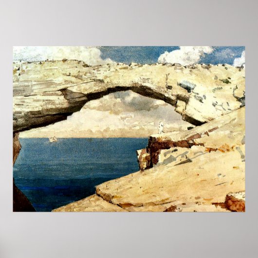 Winslow Homer - Glass Windows Poster (Voorkant)