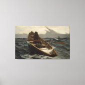 Winslow Homer Halibut Vist Canvas Afdruk (Voorkant)