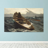 Winslow Homer Halibut Vist Canvas Afdruk (Insitu (Houten vloer))