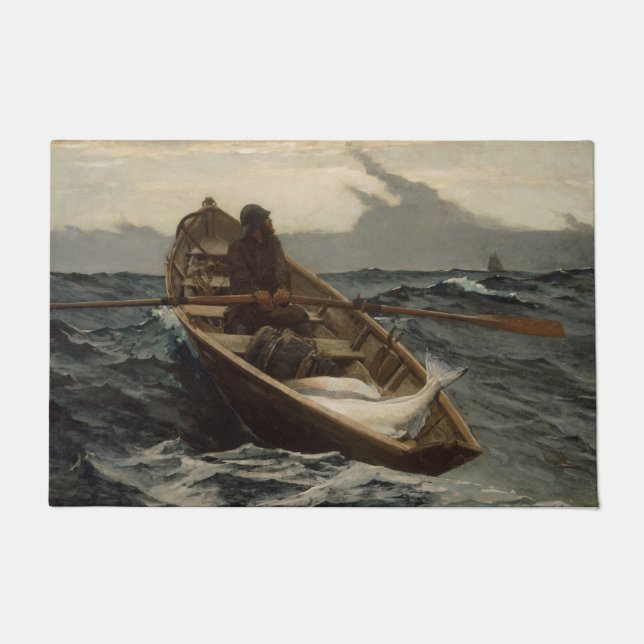  Winslow Homer Halibut Vist Deurmat (Voorkant)