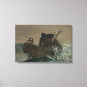 Winslow Homer - het haringnet Canvas Afdruk (Voorkant)