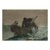 Winslow Homer - het haringnet Foto Afdruk (Voorkant)