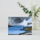 Winslow Homer - Het komende Storm Briefkaart (Staand voorkant)