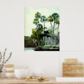 Winslow Homer - Homosassa-rivier Poster (Keuken)