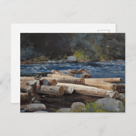  Winslow Homer Hudson Briefkaart (Voorkant / Achterkant)