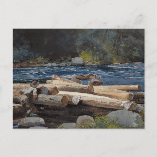  Winslow Homer Hudson Briefkaart (Voorkant)