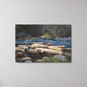 Winslow Homer Hudson Canvas Afdruk (Voorkant)