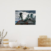 Winslow Homer Hurricane, Bahama's Poster (Keuken)