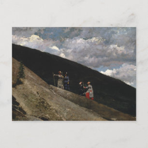 Winslow Homer - in de bergen Briefkaart