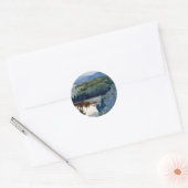 Winslow Homer - Indian Village Adirondacks Ronde Sticker (Envelop)