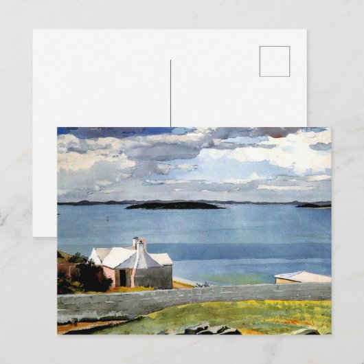 Winslow Homer - Inland Water, Bermuda Briefkaart (Voorkant / Achterkant)