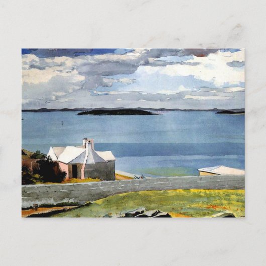 Winslow Homer - Inland Water, Bermuda Briefkaart (Voorkant)