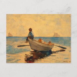 Winslow Homer Jongens in een Dory Briefkaart