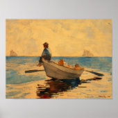 Winslow Homer Jongens in een Dory Poster (Voorkant)