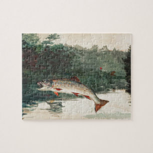 Winslow Homer Leaping-forel Legpuzzel