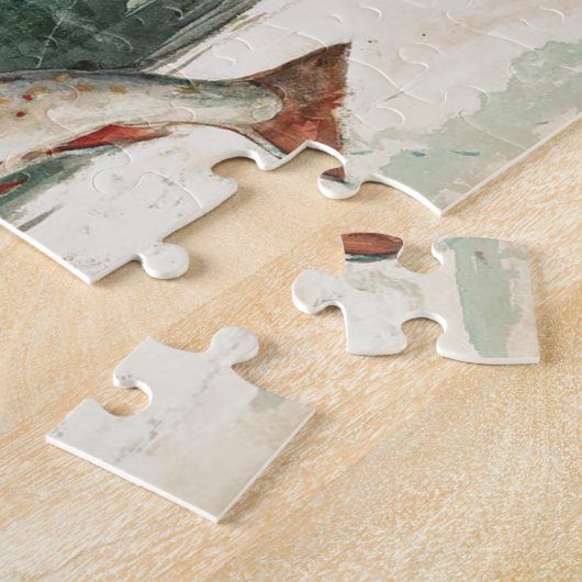 Winslow Homer Leaping-forel Legpuzzel (Zijkant)