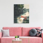  Winslow Homer Life Size Black Bass Canvas Afdruk (Insitu (Woonkamer))