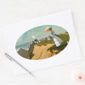 Winslow Homer - Long Branch, New Jersey Ovale Sticker (Envelop)