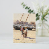 Winslow Homer mand van Clams Briefkaart (Staand voorkant)