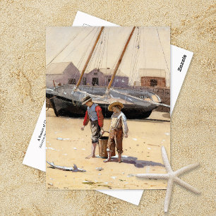 Winslow Homer mand van Clams Briefkaart