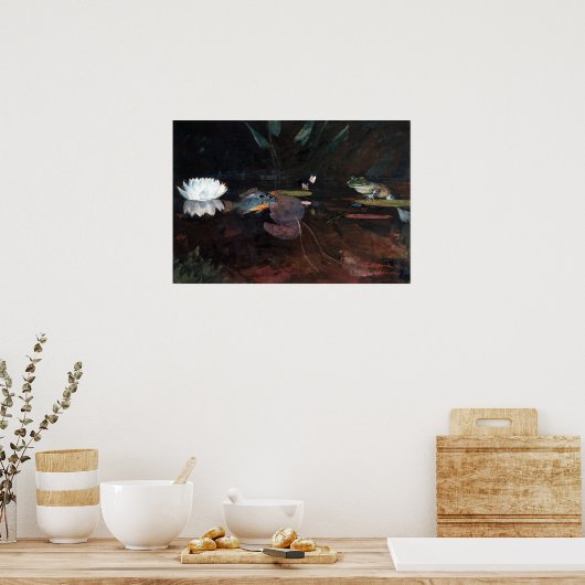 Winslow Homer Mink Pond Poster (Keuken)