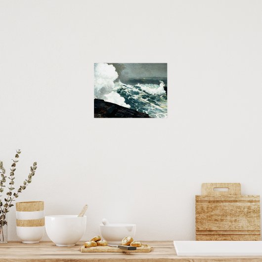 Winslow Homer - Noreaster Poster (Keuken)