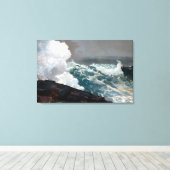 Winslow Homer Northeaster Canvas Afdruk (Insitu (Houten vloer))