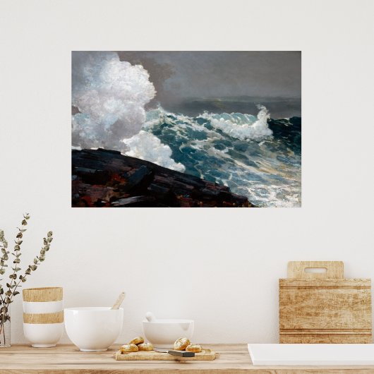 Winslow Homer Northeaster Poster (Keuken)