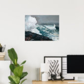 Winslow Homer Northeaster Poster (Thuiskantoor)